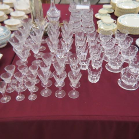 Appraisal: pcs Waterford Sheila Cut Crystal Tableware service for includes sizes