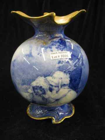 Appraisal: Doulton Burslem ''Babe in the Woods'' Vase blue white scene