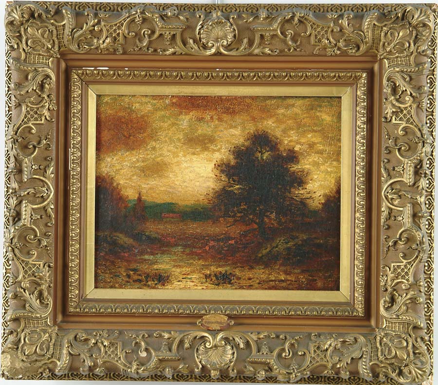 Appraisal: GEORGE HENRY BOGERT American - SUNSET LANDSCAPE Impressionistic view shows