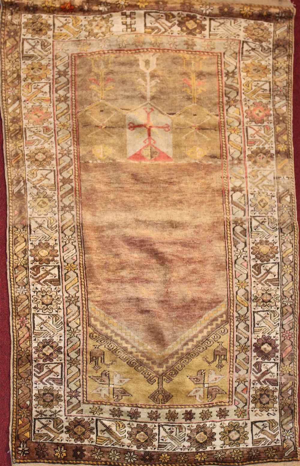 Appraisal: OUSHAK RUG approx ' '' x ' '' retail tag