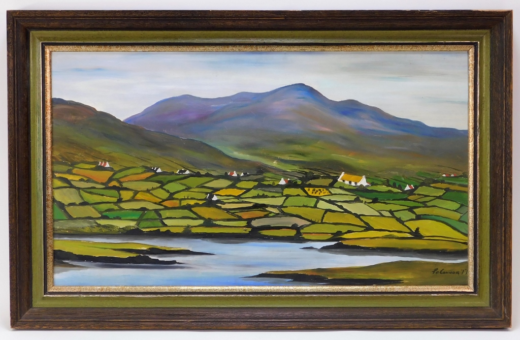 Appraisal: PATRICK O'CONNOR MODERN IRISH LANDSCAPE PAINTING Ireland - Modernist depiction