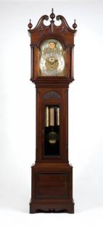 Appraisal: A Tiffany Co mahogany tall case clock Early th century