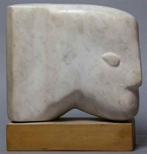 Appraisal: MARBLE HEAD h w d in