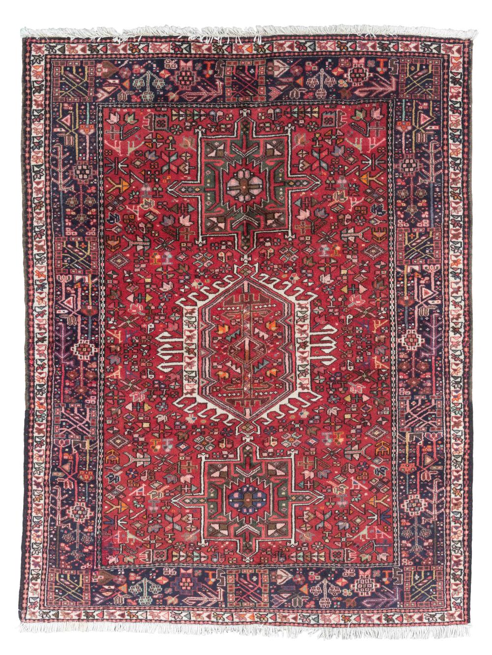 Appraisal: KARAJA RUG X LATE TH CENTURYKARAJA RUG ' X '