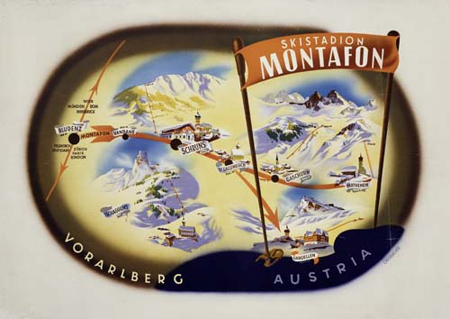 Appraisal: OBERBACHER MONTAFON x inches Condition B restored losses and restoration