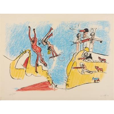 Appraisal: ROBERTO MATTA Chilean - Condition Report