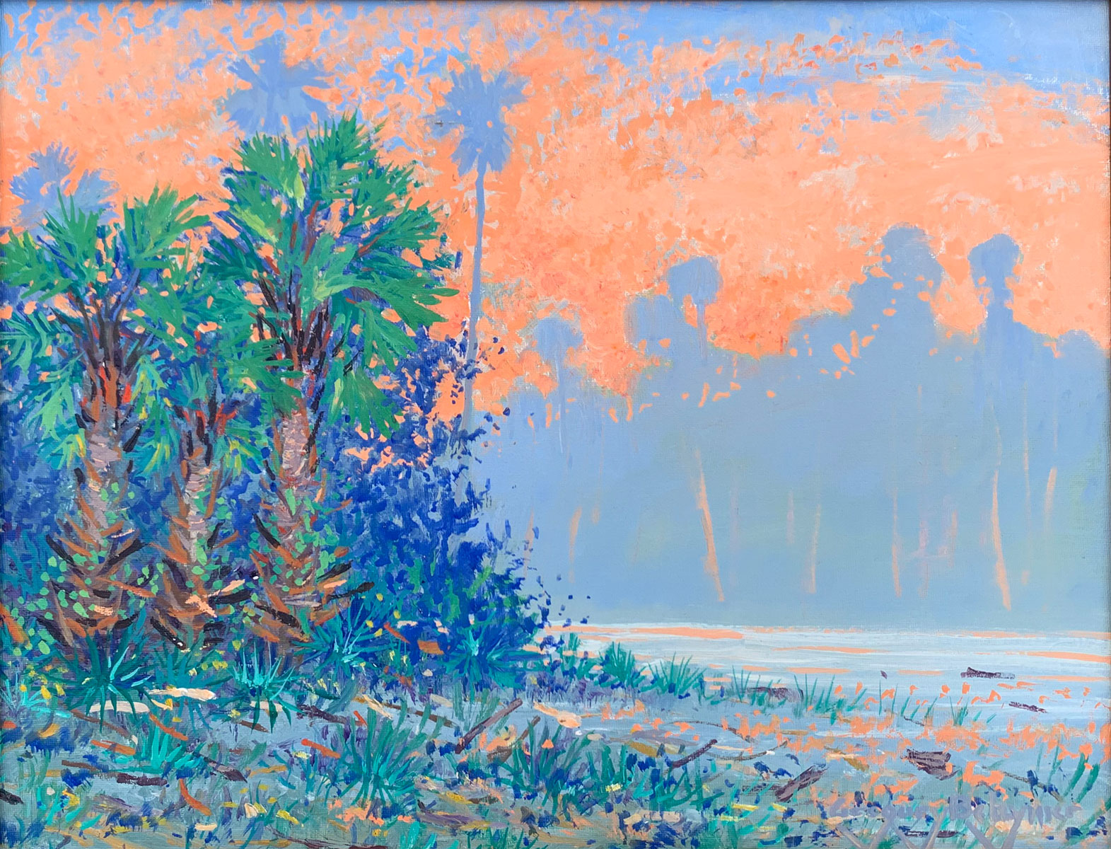 Appraisal: BEHYMER Gregory Lee American - ''Sunset Over Saint Johns River