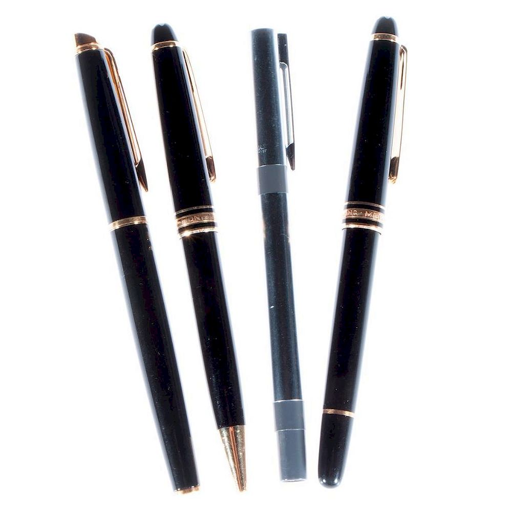 Appraisal: Montblanc Waterman Ballpoint Pens including Montblanc Meisterstruck and Waterman Items