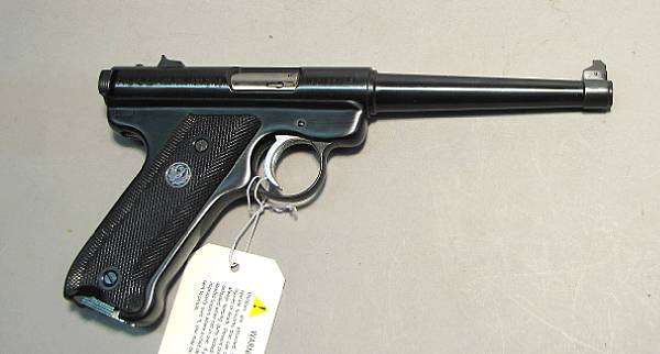 Appraisal: A boxed Sturm Ruger amp Co Mark I semi-automatic pistol