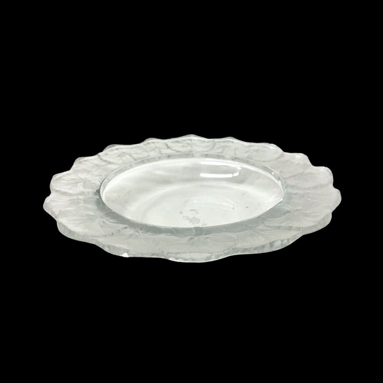 Appraisal: Lalique Crystal Plate Crystal plate with Lalique brand signature mark