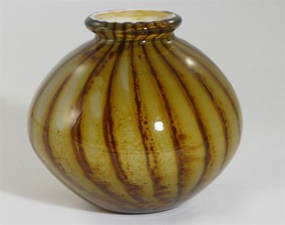 Appraisal: A Whitefriars Studio Range glass vase designed by Peter Wheeler