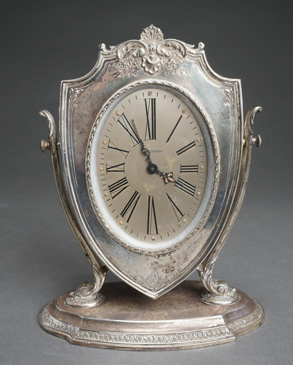 Appraisal: Waltham Clock Company and Reed and Barton Silver Smiths Desk