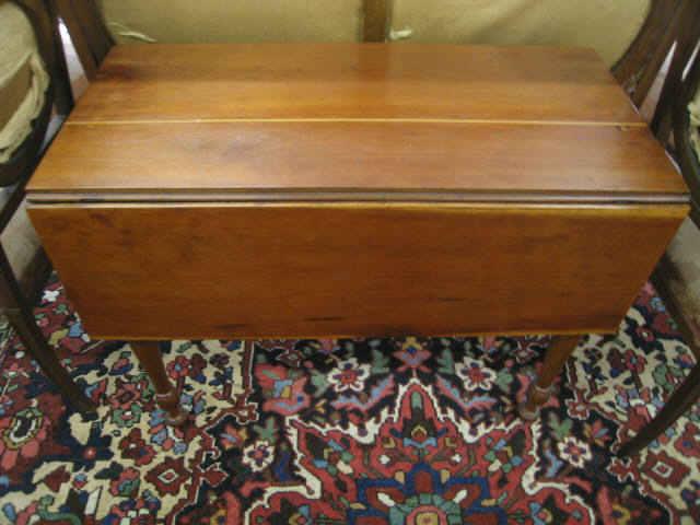 Appraisal: Cherry Dropleaf Table th Century tall