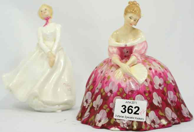 Appraisal: Royal Doulton Figures Victoria HN and Mary HN