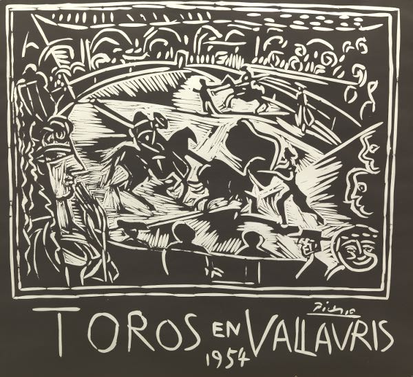 Appraisal: PABLO PICASSO SPANISH - Block x Sheet Toros en Vallauris