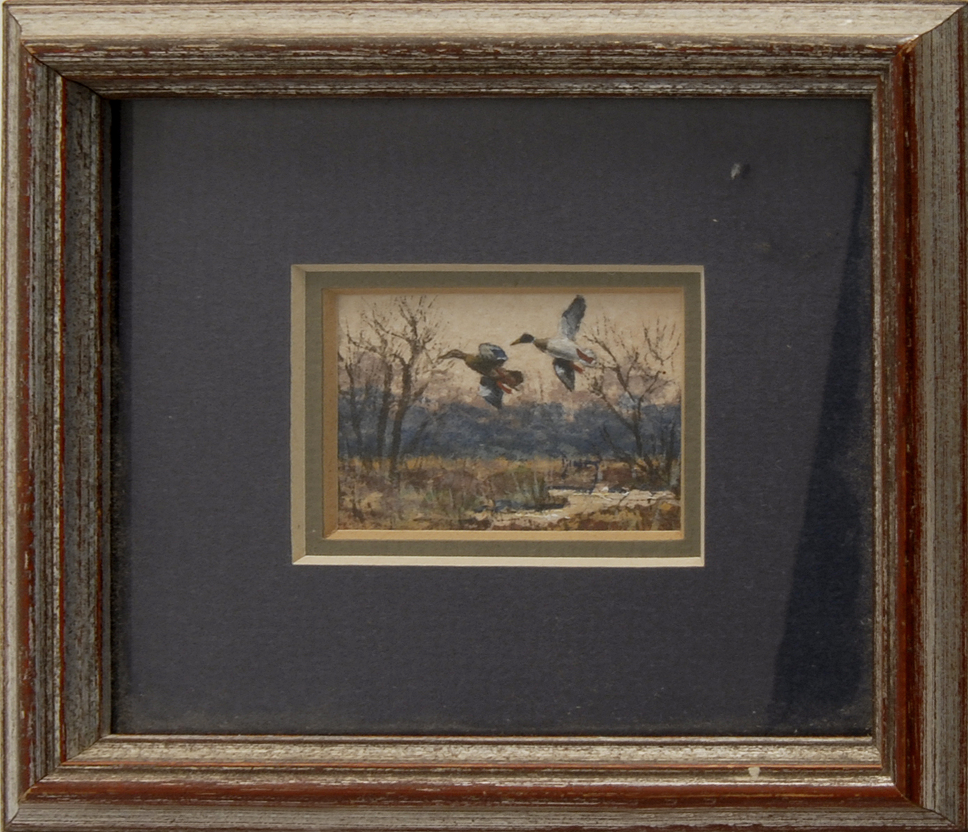 Appraisal: BRUCE DINESAmerican b A Pair depicting mallard ducks in flight