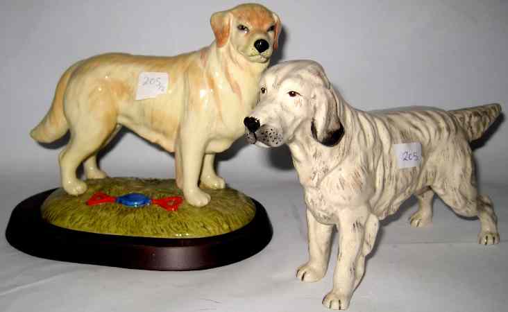 Appraisal: Royal Doulton Model of an English Setter RDA and Golden