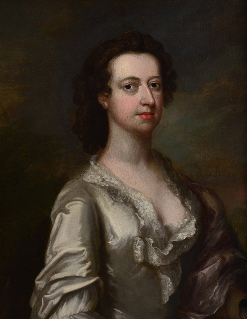 Appraisal: CIRCLE OF SIR GODFREY KNELLER - Portrait of a lady