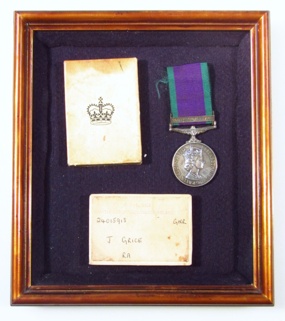 Appraisal: A Queen Elizabeth II Campaign Services Medal with Northern Ireland