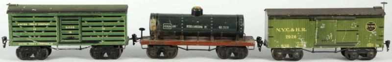 Appraisal: Lot of Marklin -Gauge Train Freight Cars German Includes one