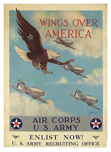 Appraisal: TOM B WOODBURN - WINGS OVER AMERICA AIR CORPS U