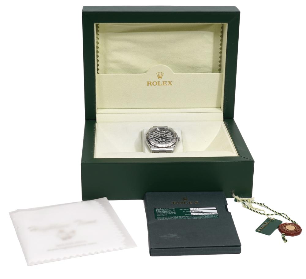 Appraisal: ROLEX DATEJUST MEN'S WATCHRolex Oyster Perpetual Datejust II watch in