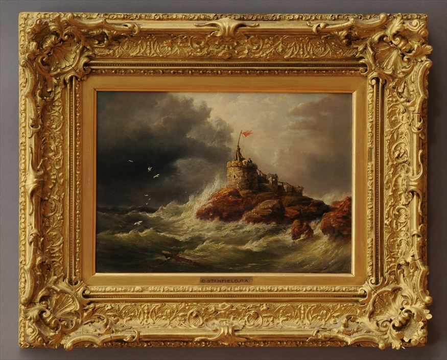 Appraisal: CLARKSON STANFIELD R A - STORM AT SEA Oil on