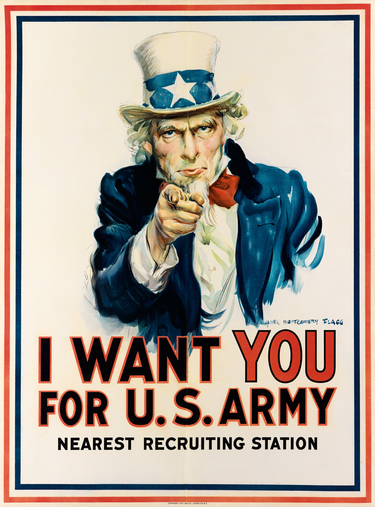 Appraisal: JAMES MONTGOMERY FLAGG - I WANT YOU FOR U S