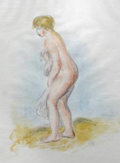 Appraisal: Print Pierre Auguste Renoir Pierre-Auguste Renoir French - Baigneuse Debout