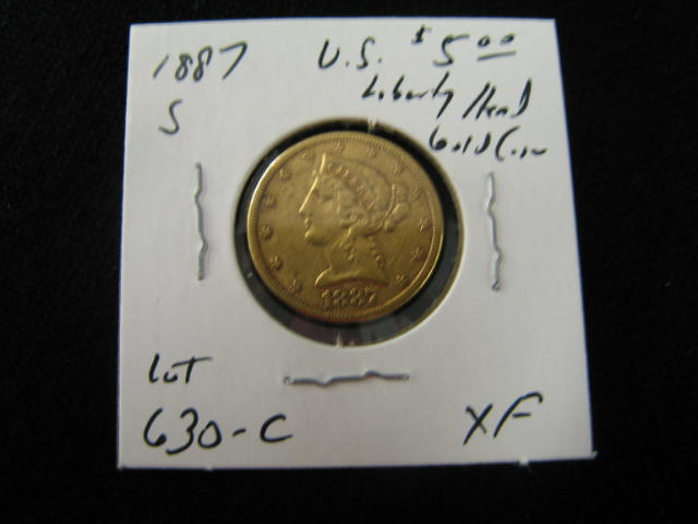 Appraisal: -S Liberty Head US Gold Coin extra fine