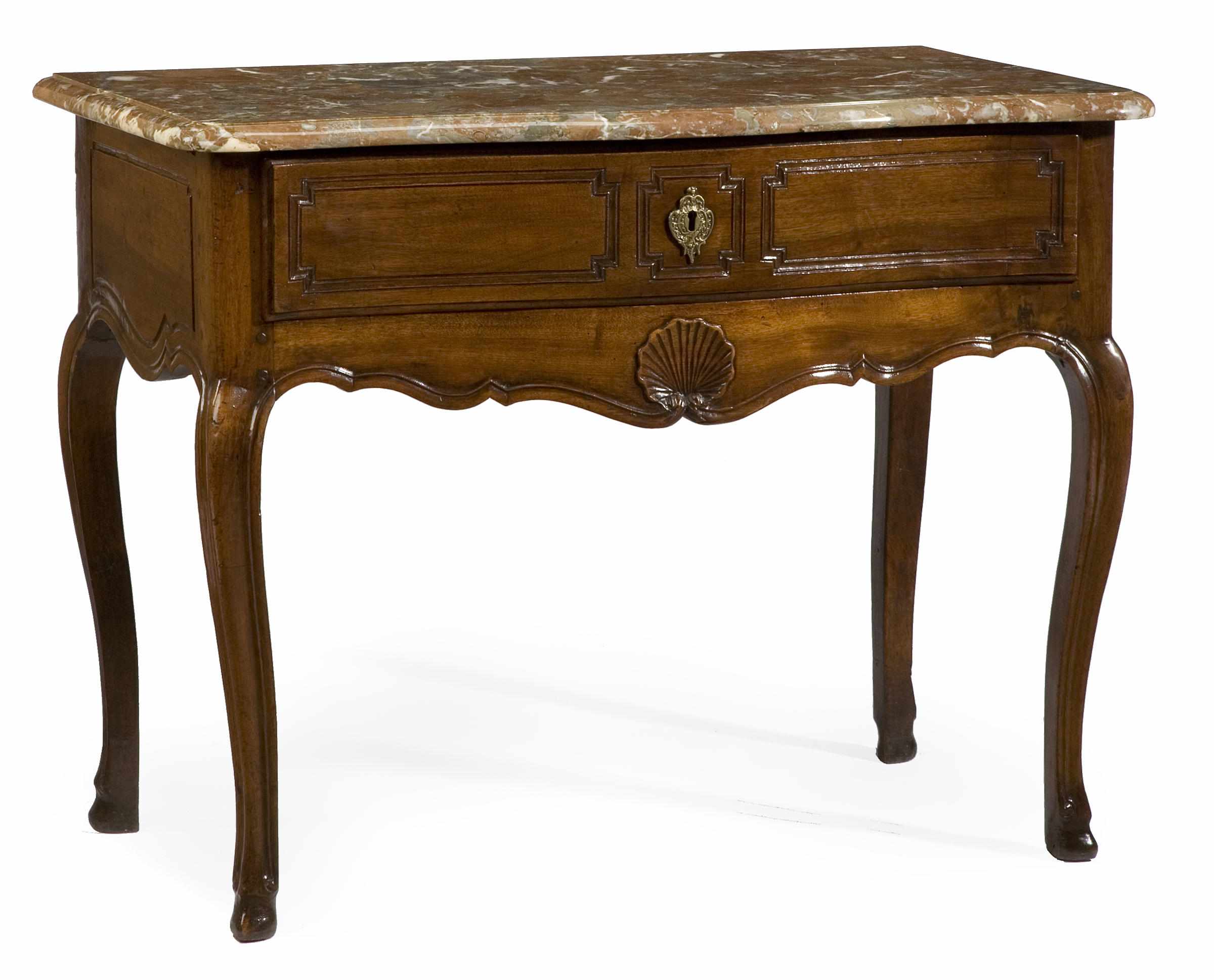 Appraisal: A Louis XV fruitwood side table third quarter th century