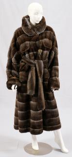 Appraisal: FENDI CHINCHILLA AND SUEDE COAT FENDI CHINCHILLA AND SUEDE COAT