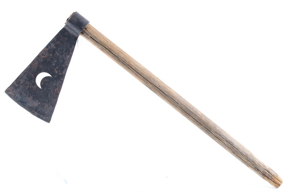 Appraisal: Mandan Missouri War Axe Tomahawk c Offered for public sale