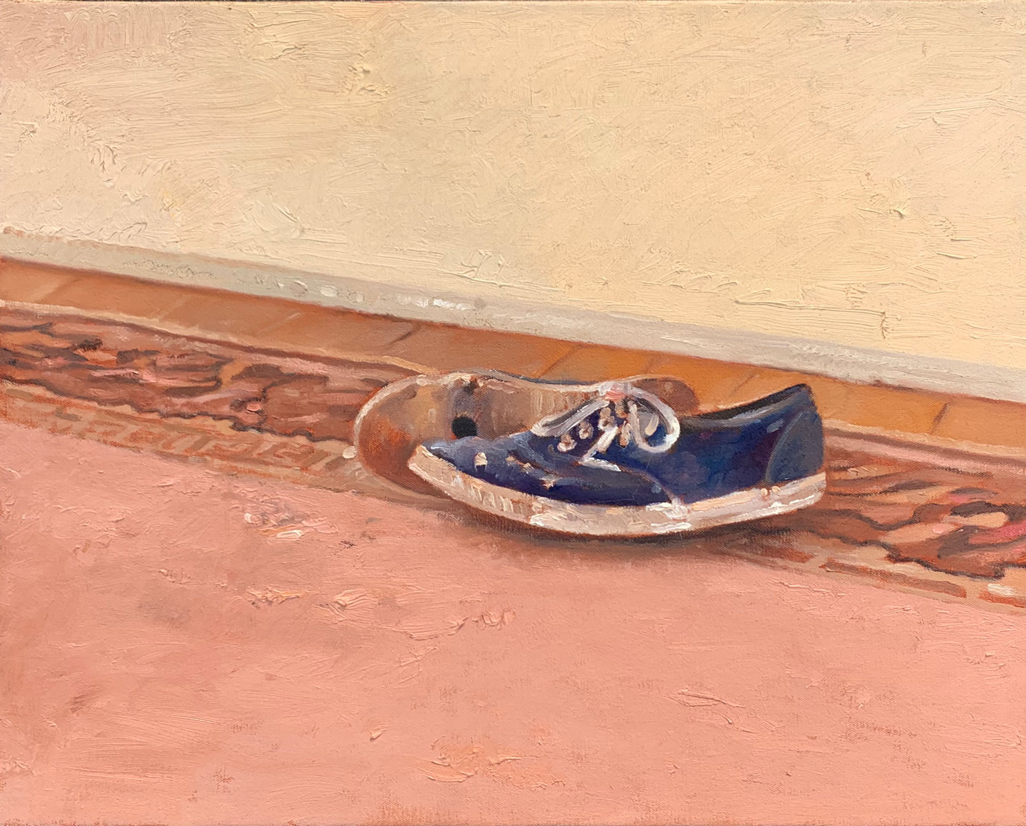 Appraisal: HOFFMAN Martin Joseph American - ''Catherine's Sneakers'' Oil Canvas ''