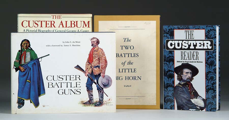 Appraisal: LARGE LOT OF BOOKS RELATING TO CUSTER HIS BATTLES AND