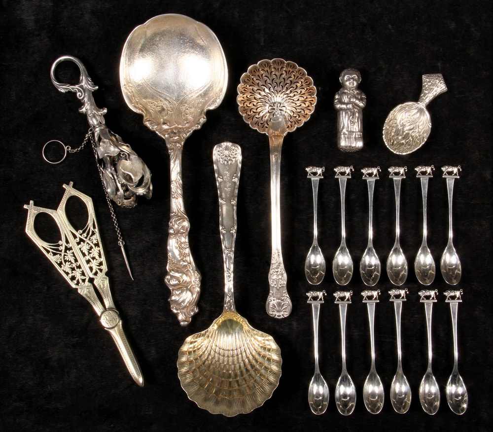 Appraisal: STERLING SILVER PCS - Collection of pieces of th th