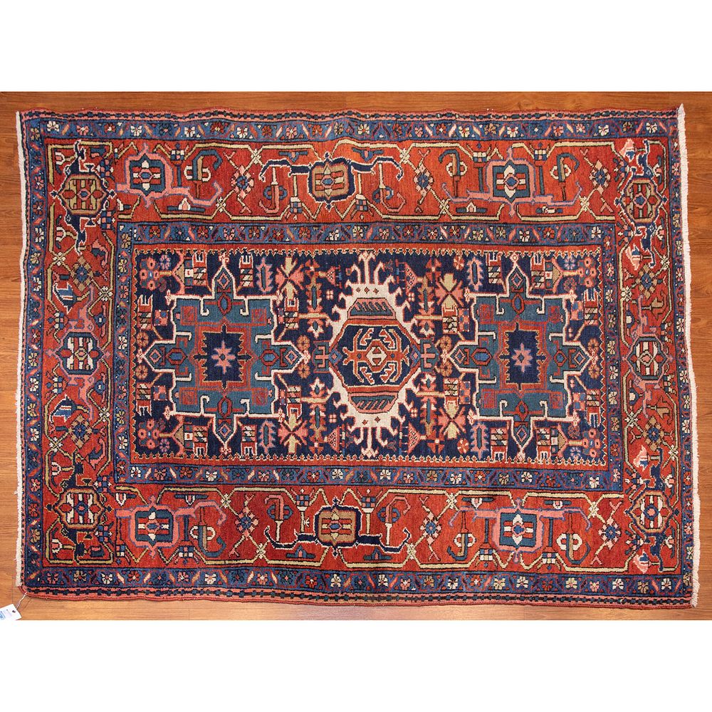 Appraisal: Antique Karaja Rug Persia x First quarter- th century hand-knotted