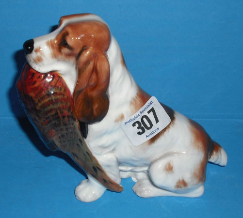 Appraisal: Royal Doulton Medium Size Cocker Spaniel with Pheasant HN