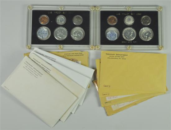 Appraisal: Proof Mint Set Group Proof sets include with scarce small