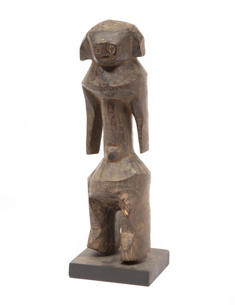 Appraisal: African Mumuye Carved Wood Standing Ancestor Figure Upper Benue River