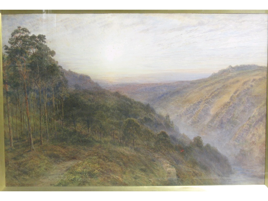 Appraisal: ARTHUR HENRY ENOCH Exh - A Wooded Valley signed 'Arthur