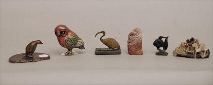 Appraisal: Group of Small Figures Provenance from the Estate of Emma