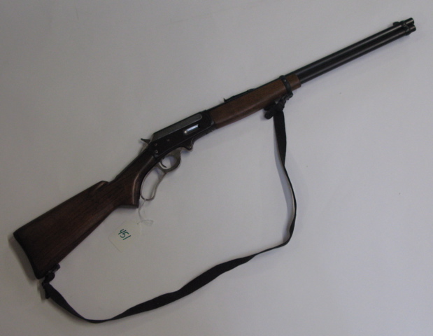 Appraisal: MARLIN MODEL LEVER ACTION RIFLE - caliber round barrel blued