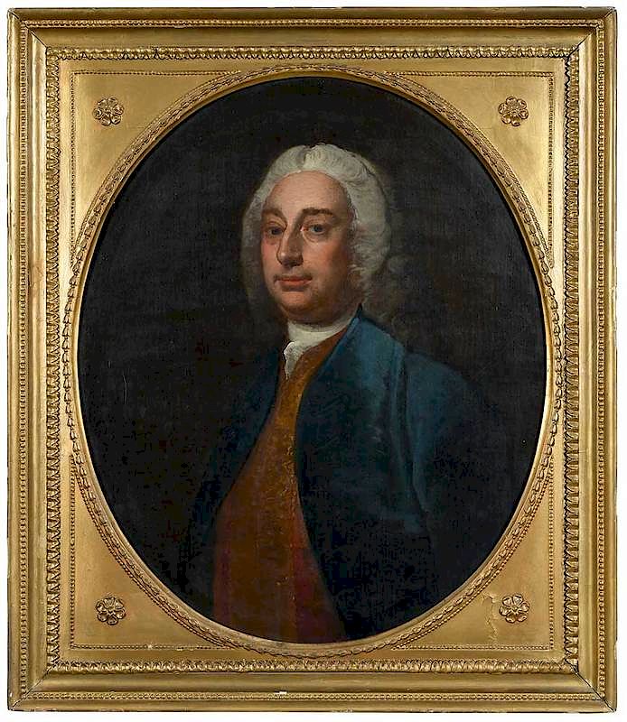 Appraisal: Irish or British School th century Portrait of a Gentleman