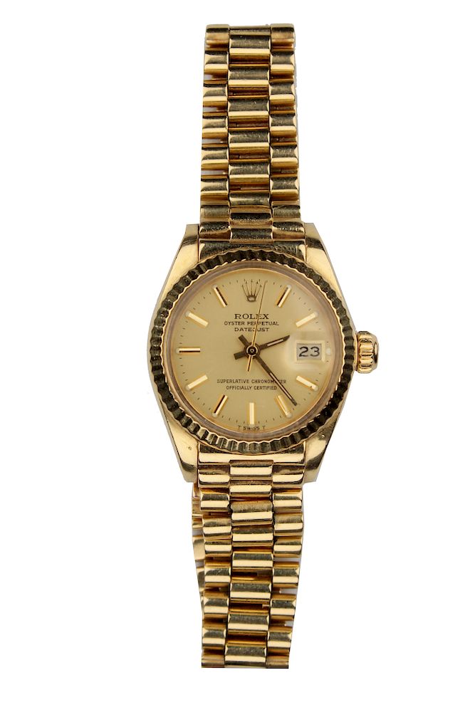 Appraisal: Ladies Rolex President K Gold Champagne Dial Ladies Rolex Oyster