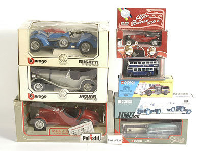 Appraisal: Polistil Ertl Corgi and other diecast - lot comprises Polistil