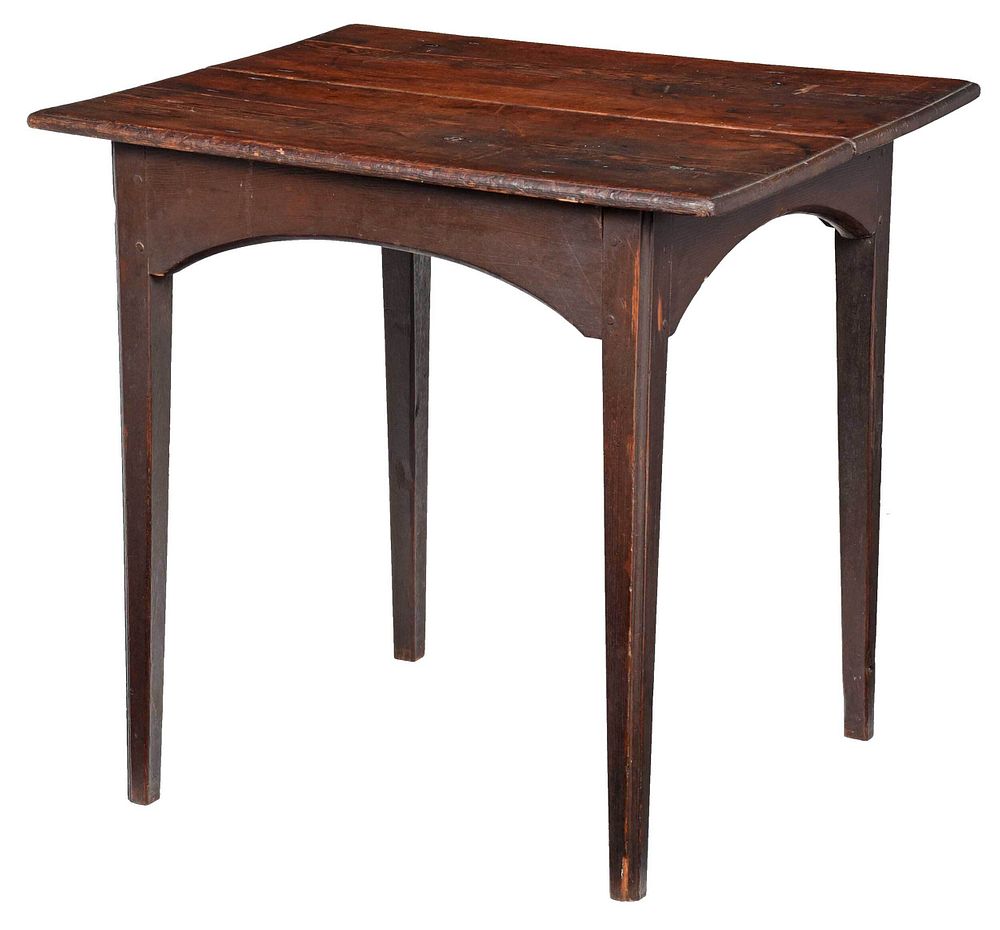 Appraisal: Southern Federal Yellow Pine Table probably Virginia early th century