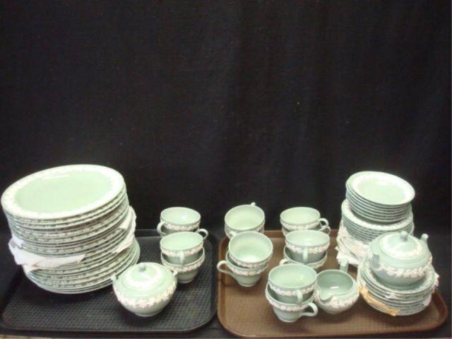 Appraisal: Lot of Wedgwood Green White Porcelain From a New Rochelle