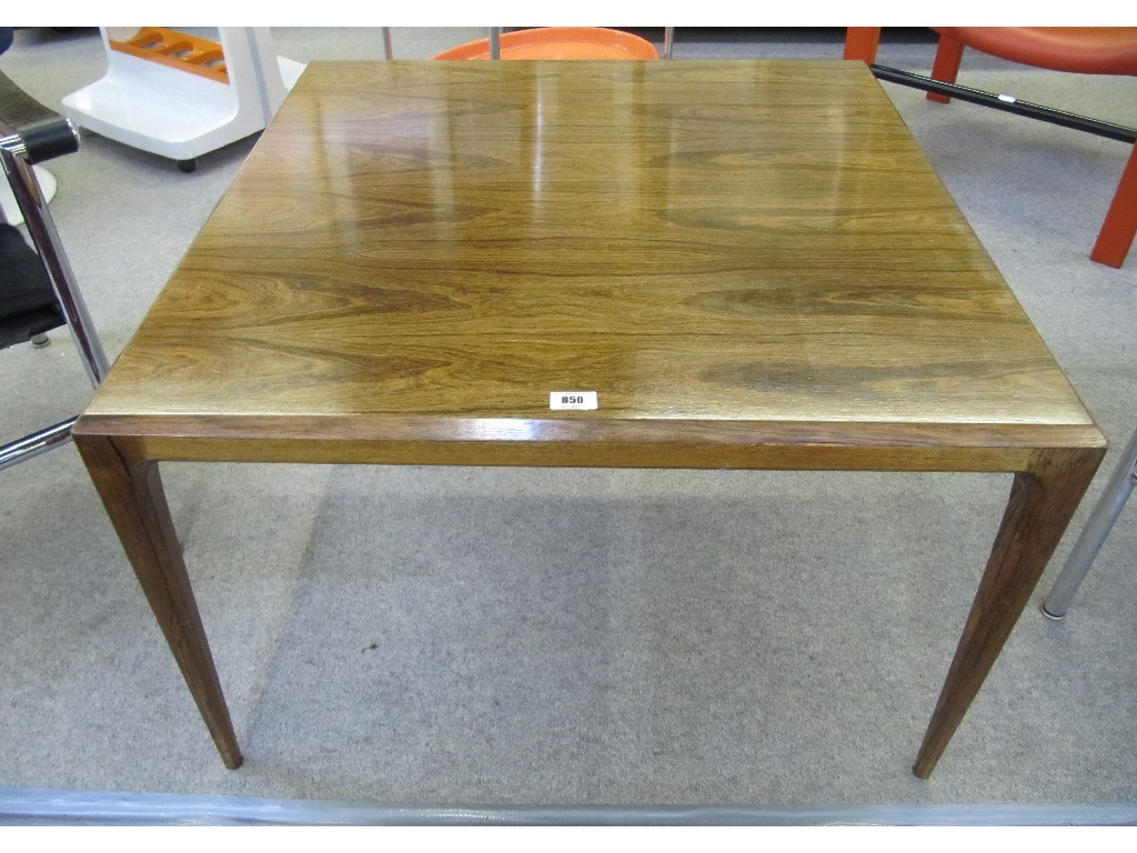 Appraisal: Danish Silkeborg rosewood coffee table circa 's 's