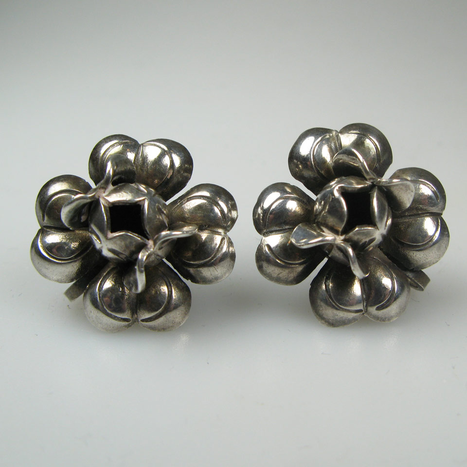 Appraisal: Pair Of Ana Maria Nunez de Brilanti Victoria Mexican Sterling